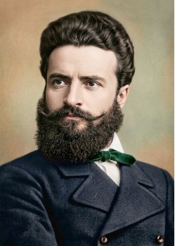 Репродукции на картини: Портрет на Христо Ботев (1848 – 1876) – Дигитално и AI изкуство