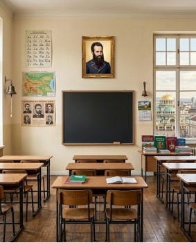 Репродукции на картини: Портрет на Любен Каравелов (1834 – 1879) – Дигитално и AI изкуство