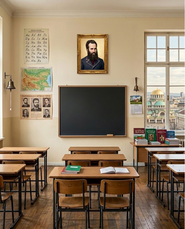 Репродукции на картини: Портрет на Любен Каравелов (1834 – 1879) – Дигитално и AI изкуство