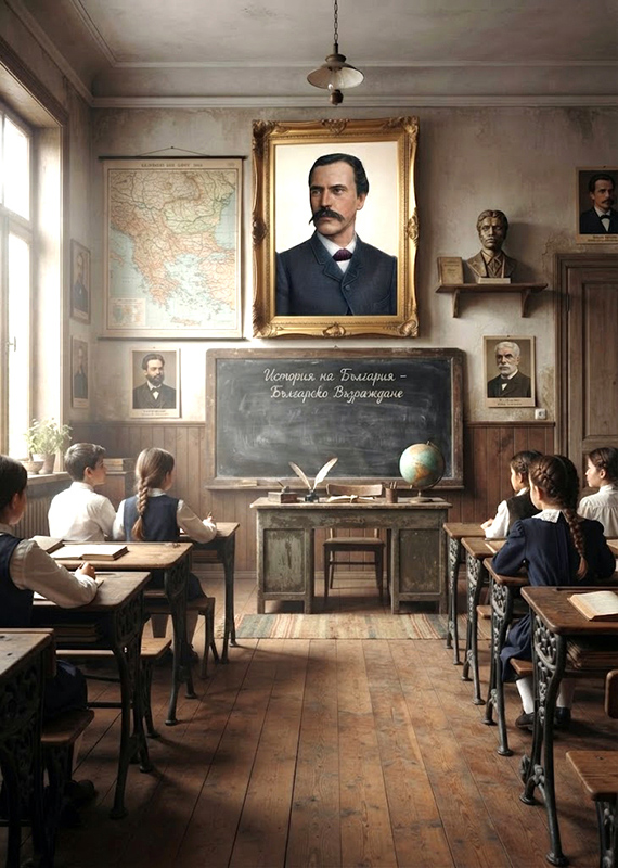 Репродукции на картини: Портрет на Георги Раковски (1821 – 1867) – Дигитално и AI изкуство