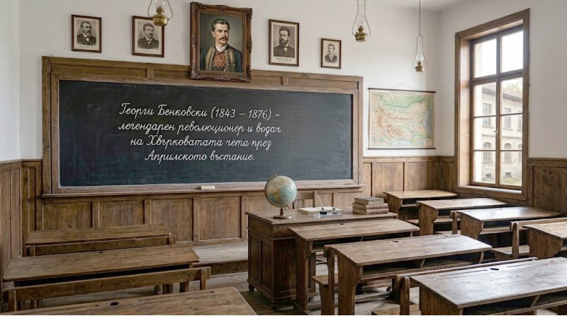 Репродукции на картини: Портрет на Георги Бенковски (1843 – 1876) – Дигитално и AI изкуство