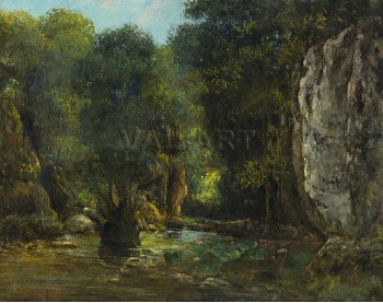 Речен пейзаж (1874) РЕПРОДУКЦИИ НА КАРТИНИ