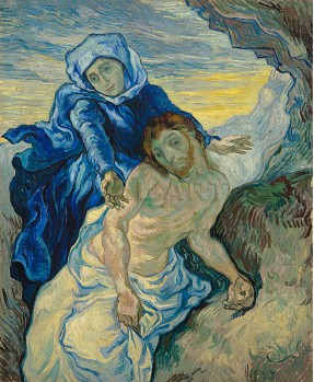 Репродукции на картини: Пиета (по Дьолакроа) (1889) – Винсент ван Гог