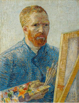 Репродукции на картини: Автопортрет като художник (1887-1888) – Винсент ван Гог