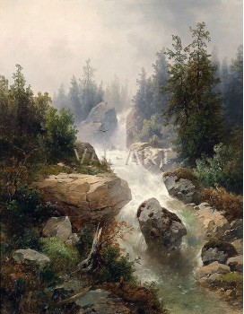 Изглед от Бернезе, Швейцария (1880)