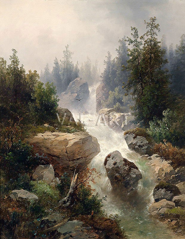 Изглед от Бернезе, Швейцария (1880)