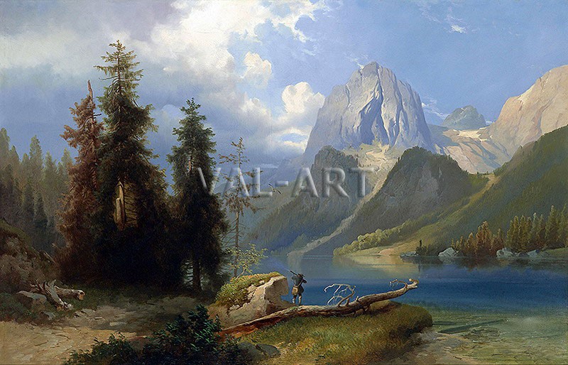 Ловец до планинско езеро (1878)