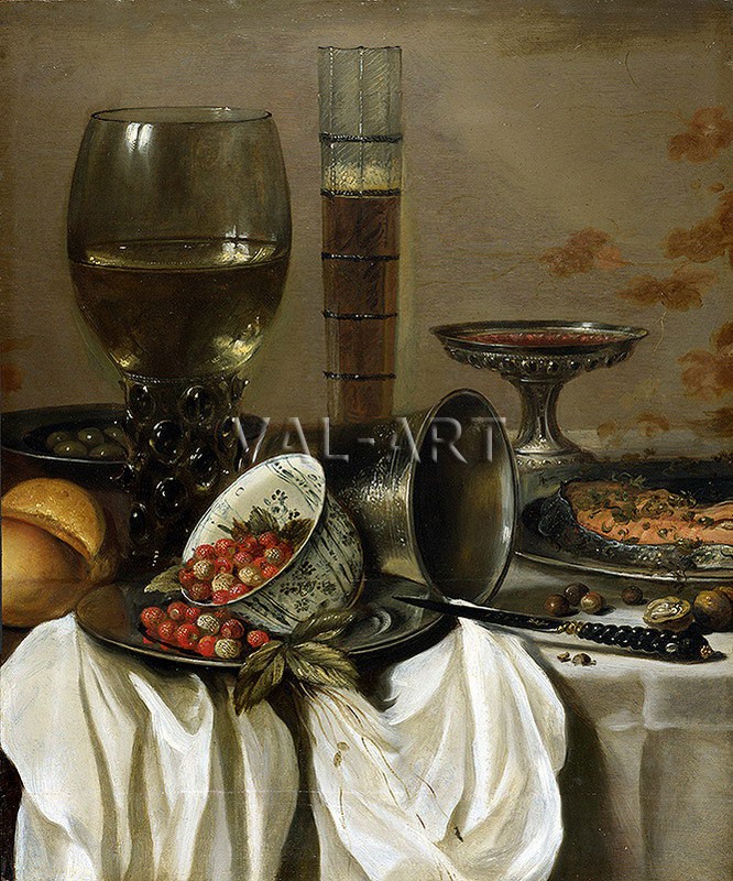 Натюрморт с чаши (1627)