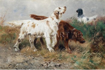 Сетери по време на лов (1901)