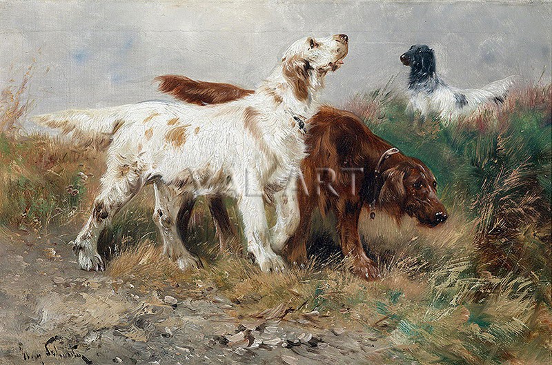 Сетери по време на лов (1901)