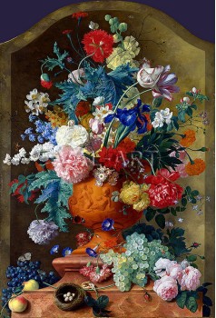 Цветя в керамична ваза (1736)