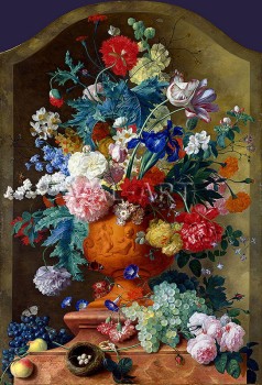 Цветя в керамична ваза (1736)