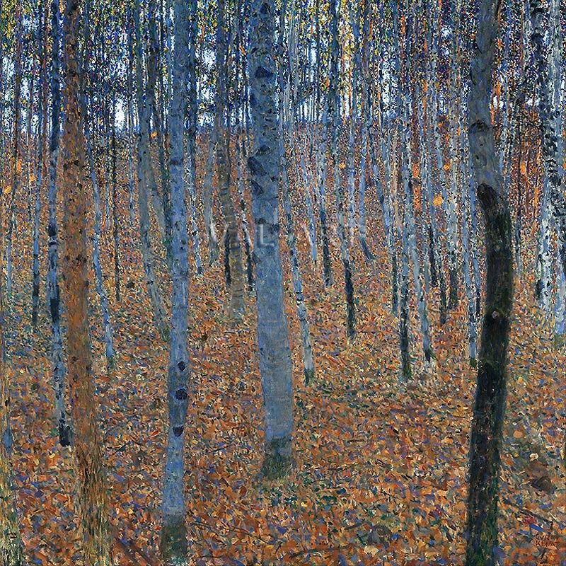 Репродукции на картини: Букова гора (1902) – Густав Климт