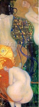 Репродукции на картини: Златна рибка (1901) – Густав Климт