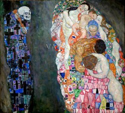 Репродукции на картини: Смърт и живот (1910) – Густав Климт