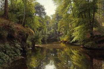 Горски пейзаж с река (1913) РЕПРОДУКЦИИ НА КАРТИНИ