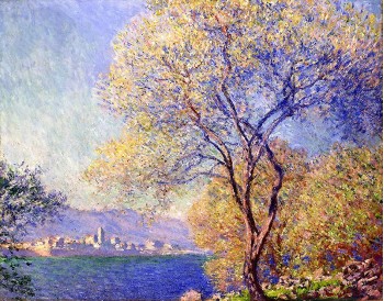 Репродукции на картини: Антиб, видян от градината Салис (1888) – Клод Моне