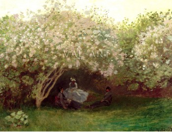 Репродукции на картини: Люляци в сиво време (1872) – Клод Моне