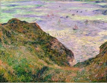 Репродукции на картини: Отлив във Варанжвил (1882) – Клод Моне
