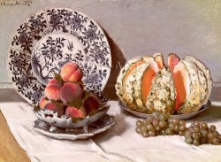 Репродукции на картини: Натюрморт с пъпеш (1872) – Клод Моне