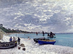 Репродукции на картини: Плажът в Сент Адрес (1867) – Клод Моне