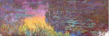 Репродукции на картини: Водни лилии (1917) – Клод Моне