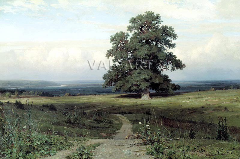 РЕПРОДУКЦИИ НА КАРТИНИ Сред простора на долината (1883)