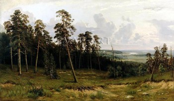 РЕПРОДУКЦИИ НА КАРТИНИ Краят на гората (1879)