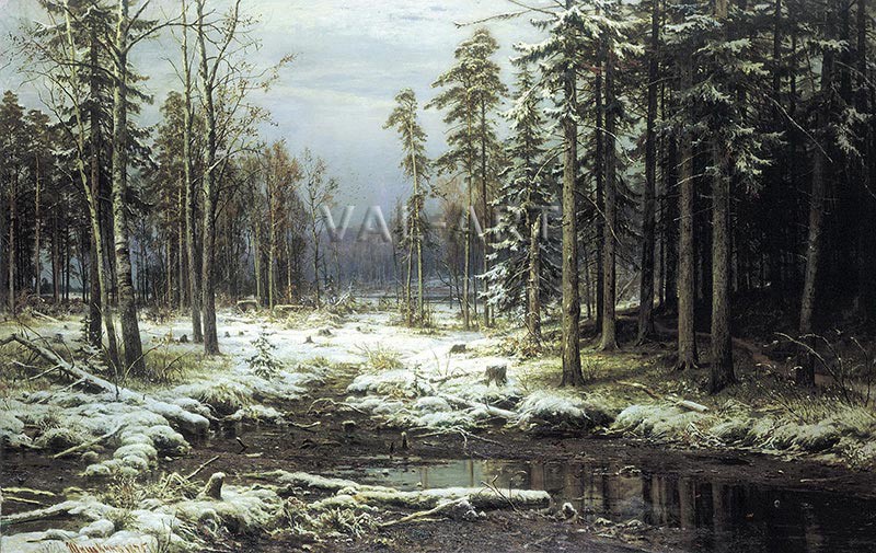 РЕПРОДУКЦИИ НА КАРТИНИ Първи сняг (1875)