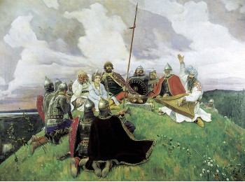 Репродукции на картини: Боян (Певецът Боян) (1880) – Виктор Васнецов