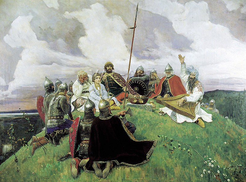 Репродукции на картини: Боян (Певецът Боян) (1880) – Виктор Васнецов